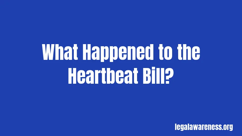 What Happened to the Heartbeat Bill?