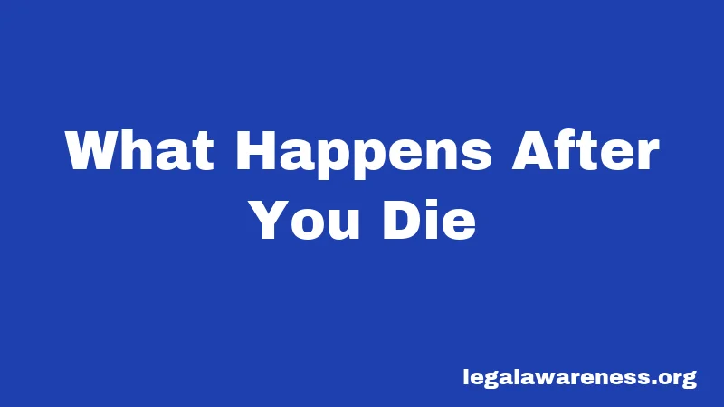 What Happens After You Die