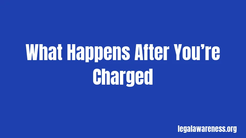 What Happens After You’re Charged