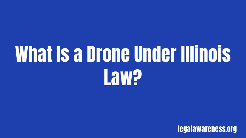 What Is a Drone Under Illinois Law?