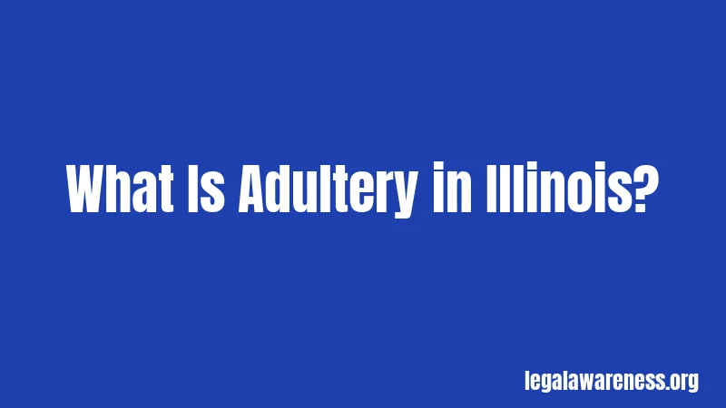 What Is Adultery in Illinois?