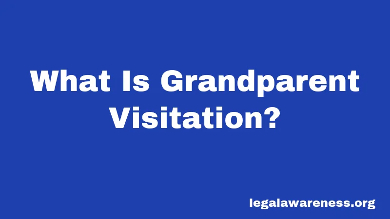 What Is Grandparent Visitation?