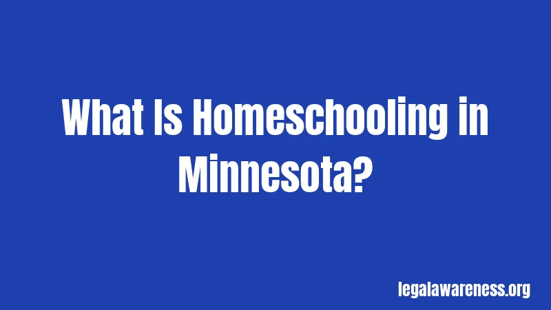 What Is Homeschooling in Minnesota?