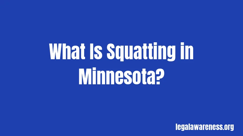 What Is Squatting in Minnesota?