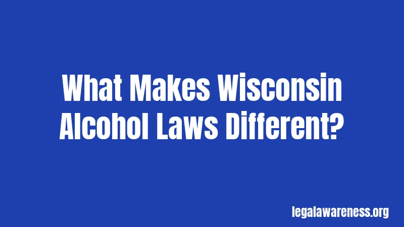 What Makes Wisconsin Alcohol Laws Different?