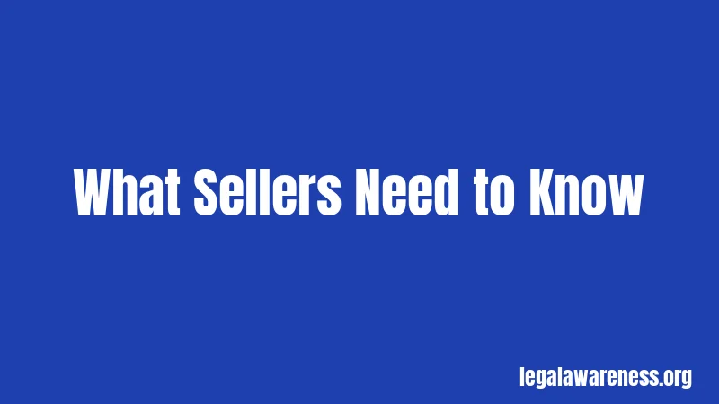 What Sellers Need to Know