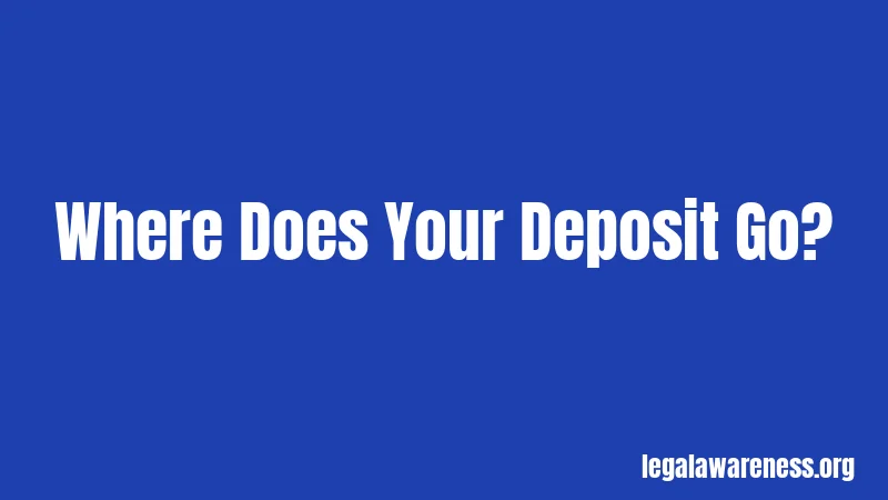Where Does Your Deposit Go?