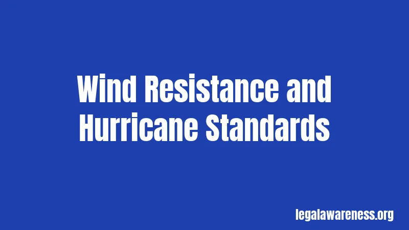 Wind Resistance and Hurricane Standards