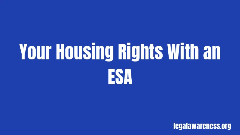 ESA Laws in Illinois (2026): Housing Rights Explained 2 Your Housing Rights With an ESA